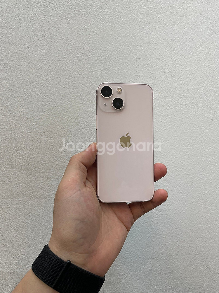 아이폰13미니 핑크 128GB 상태좋은중고30만팝니다.--0