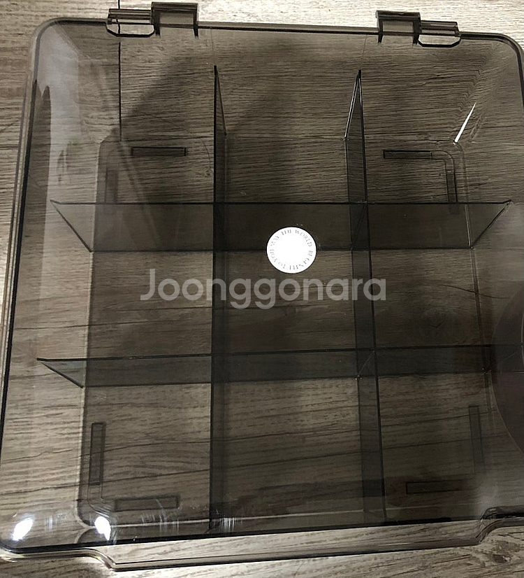 칸막 아크릴 케이스 9칸 블랙--0