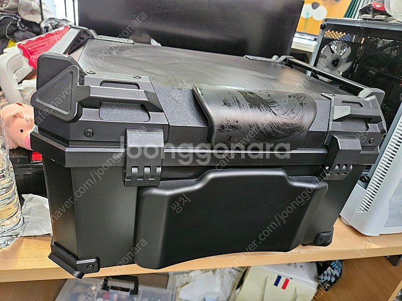올블랙 알류미늄 탑박스 58L--1