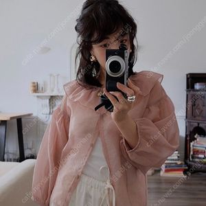 노트프롬히 He 오간자 블라우스