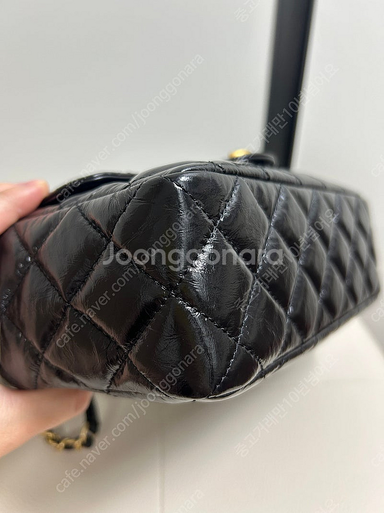 샤넬 시즌 호보백 미듐 블랙 (샤넬 웨이비백)--6