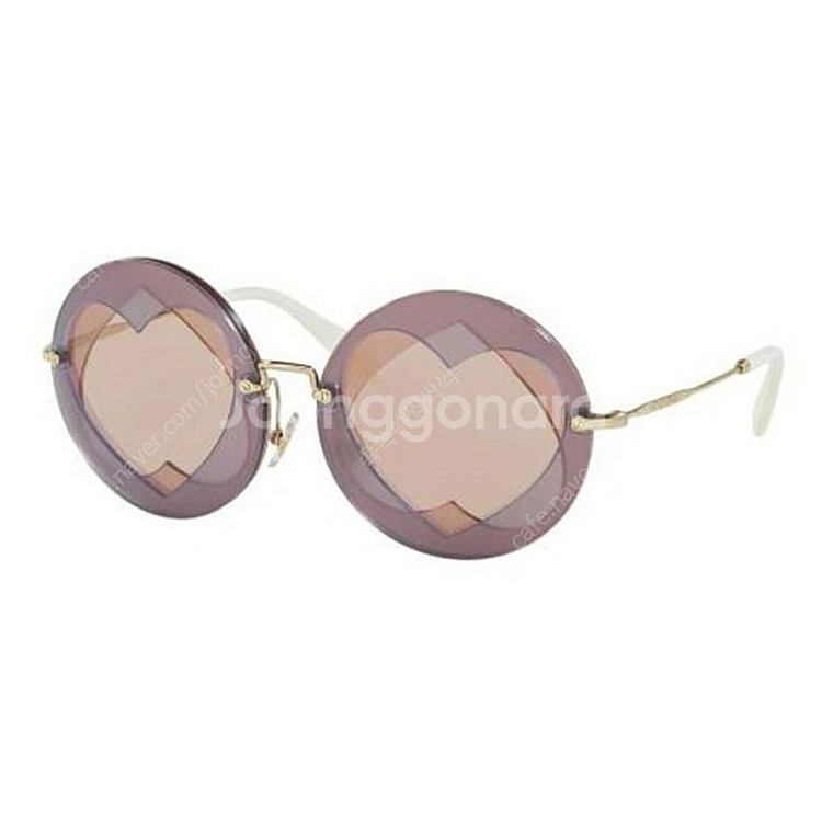 미우미우 하트 선글라스 miumiu heart roun...--1