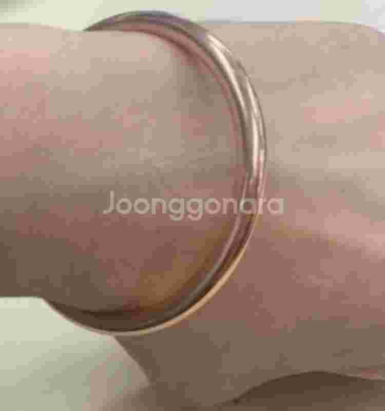 14K 5mm 파이프 뱅글팔찌(가격조정 가능)--2