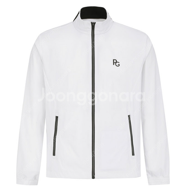 파리게이츠 남성 밴딩넥로고 집업 점퍼(105사이즈-새상품)--2