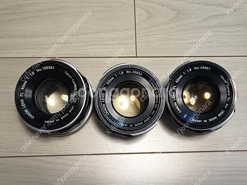 캐논 FL 50mm F1.8 빈티지 필름카메라 렌즈 전...--0