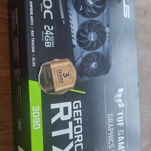 ASUS RTX3090 TUF OC 24G GAMING 판매합니다.