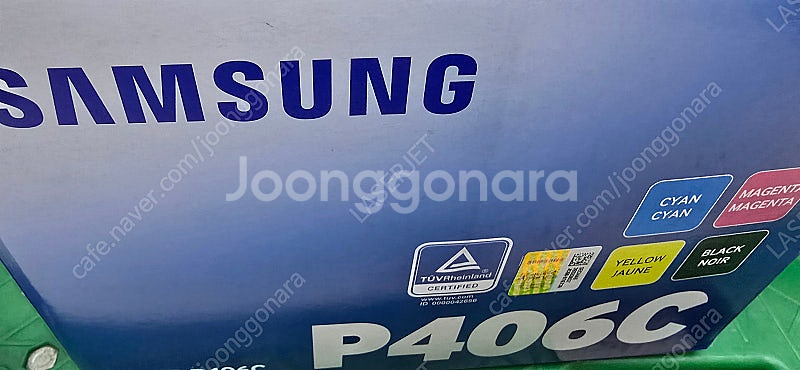 삼성정품토너 P-406C 팝니다.(박스만개봉)--0