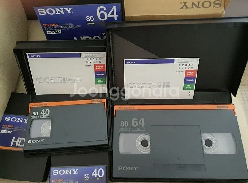 SONY 소니 방송용테잎 BCT-40HD 3개+ BCT...--1