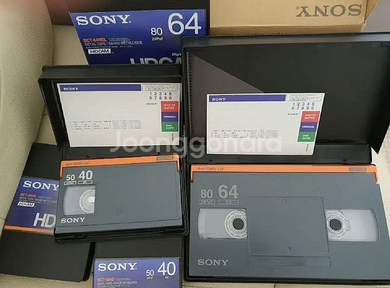 SONY 소니 방송용테잎 BCT-40HD 3개+ BCT...--2
