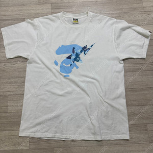 베이프25ss 반팔 티셔츠 블루 카모 xxl