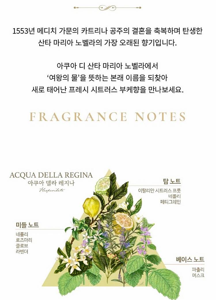 (미개봉)산타마리아노벨라 바디워시 아쿠아 델라 레지나--1