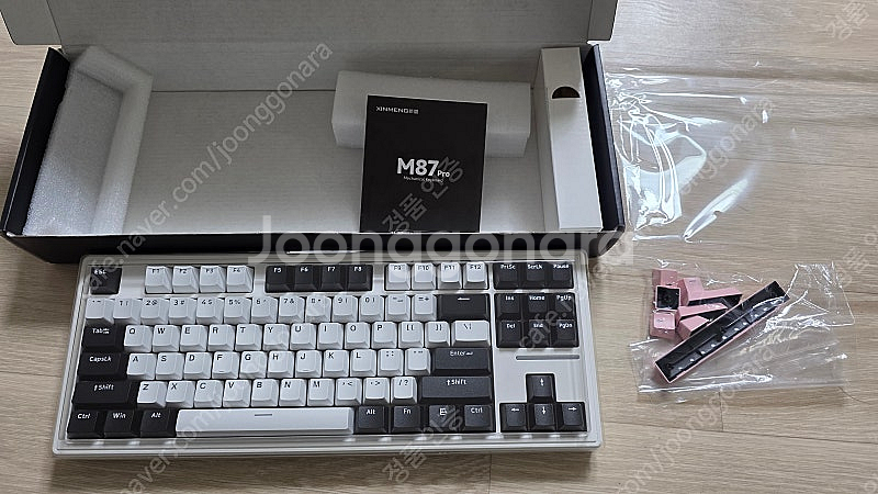 Xinmeng M87Pro 87키 기계식 키보드 (복숭...--0