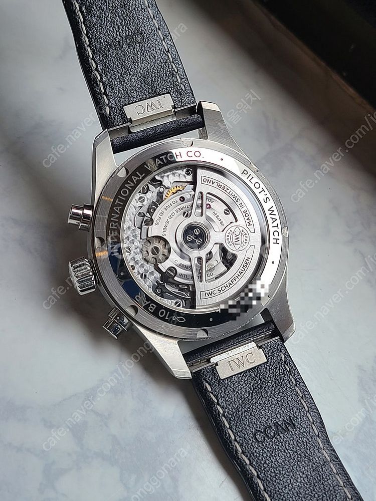[정품] IWC 파일럿 크로노그래프 41 블루 최신형 ...--2