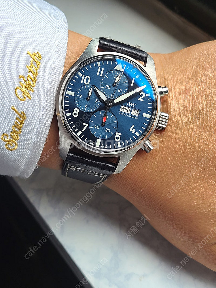[정품] IWC 파일럿 크로노그래프 41 블루 최신형 ...--3