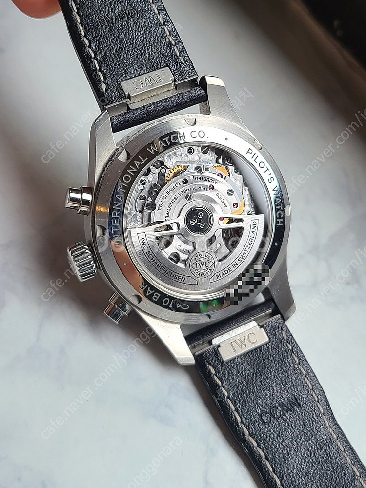 [정품] IWC 파일럿 크로노그래프 41 블루 최신형 ...--7