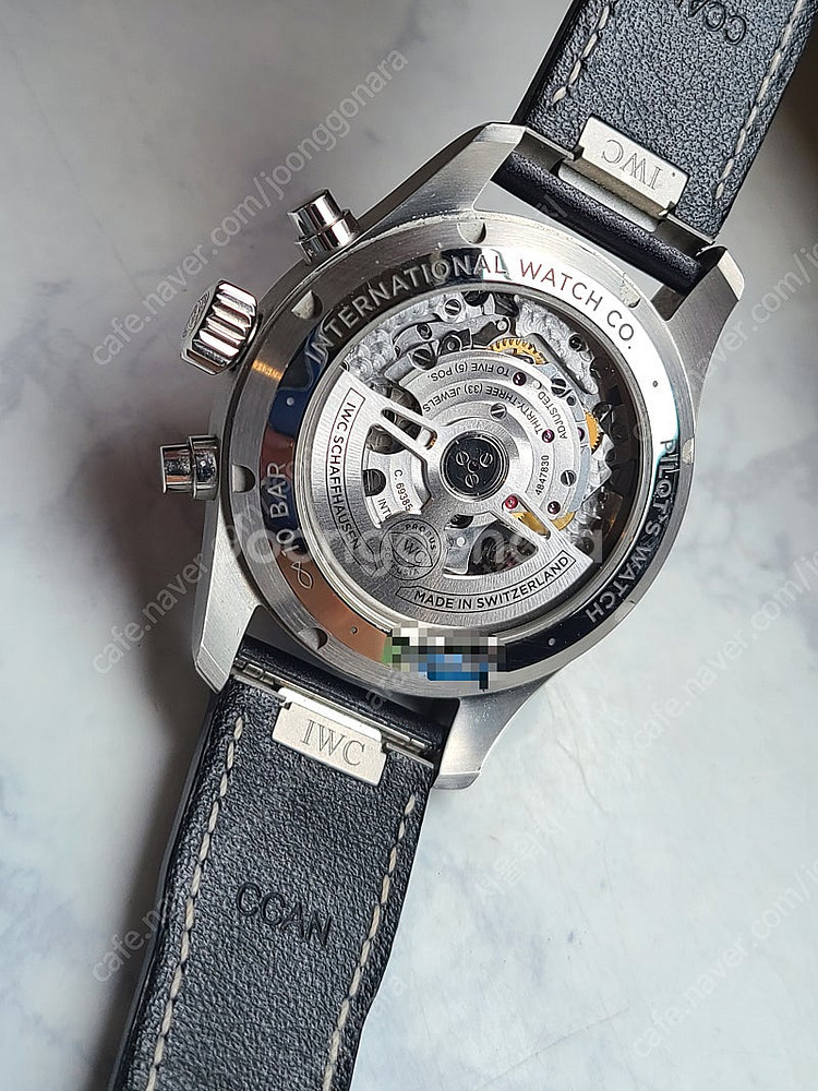 [정품] IWC 파일럿 크로노그래프 41 블루 최신형 ...--8