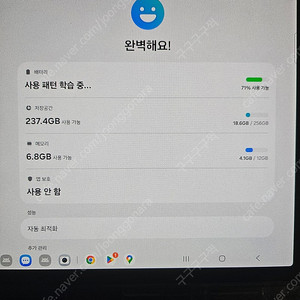 삼성 갤럭시탭 s9+ 256g