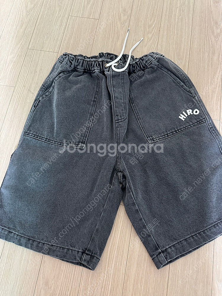 히로 반바지 블랙청 160 비그제품--0