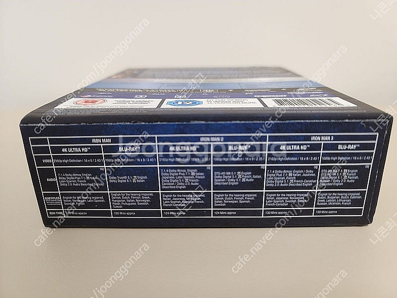 [4K 블루레이] 아이언맨 3-movie collection (한글자막X) 팝니다.(택포)--3