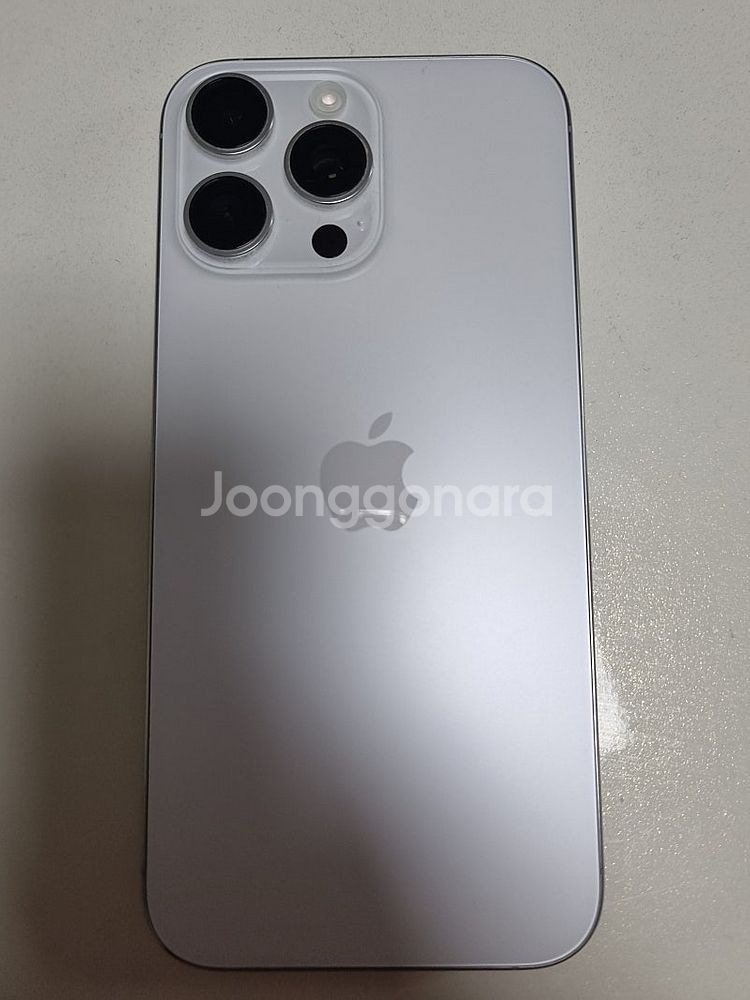 아이폰 16프로맥스 화이트티타늄 256G 자급제--1