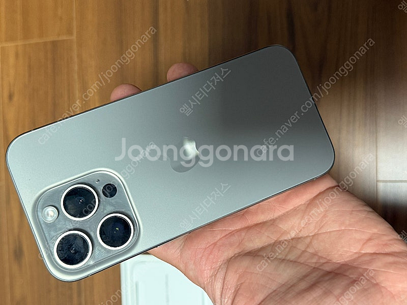 아이폰15프로 256 내추럴티타늄 애케플--1