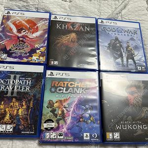 PS5 카잔 갓오브워 옥토패스 트래블러2 등 팝니다