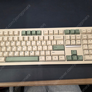SPM PL108W ARA 베이지 몽돌 화이트 기계식 키보드