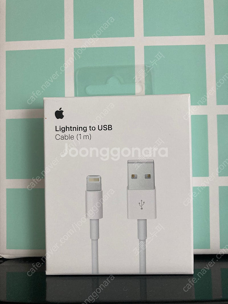 애플 라이트닝 USB 케이블 미개봉 정품--0