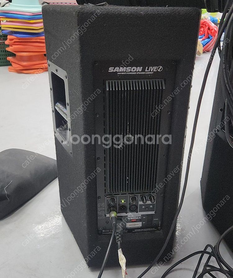 samson live L612 스피커 팝니다 앰프내장형...--2