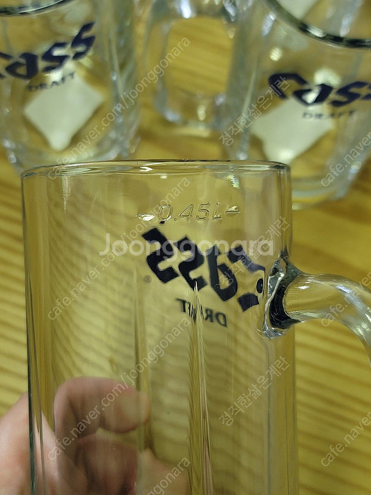 카스500ml 유리컵 유리잔 맥주잔 맥주컵 7개 일괄--3