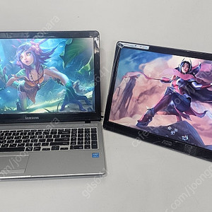 수량 92대 AOC 15.6인치 USB 모니터 , 휴대용 모니터팝니다