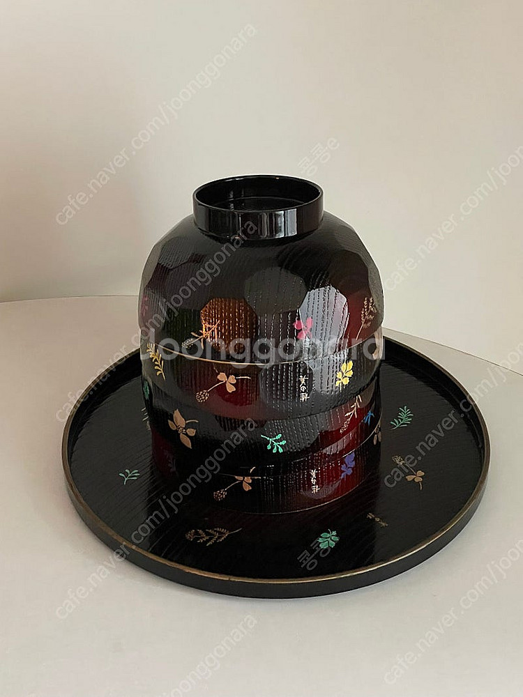 일본풍 공기5p+쟁반1p 일괄 세트--5