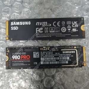 [AS 2026년10월] NVME SSD 삼성 SSD 980 PRO 1TB 팝니다