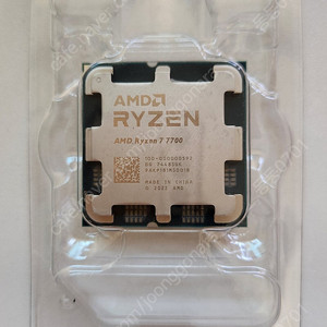 (택포)라이젠 7700 국내정품 cpu 팝니다.