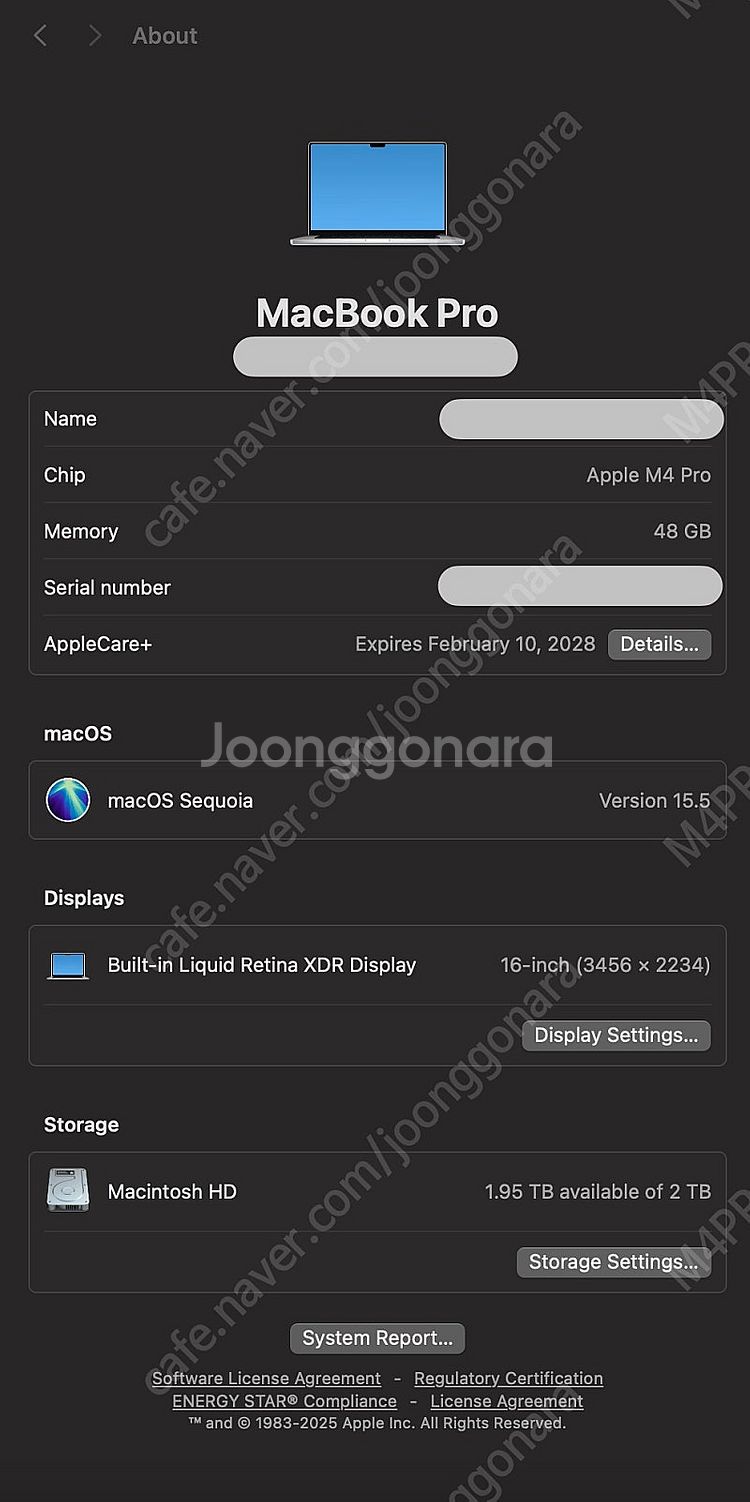 맥북프로 16인치 M4 Pro / 48GB RAM / ...--1