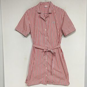 라코스테 스트라이프 셔츠 원피스 M / 랑방 마인 오브제 타임 럭키슈에뜨 산드로 마쥬 오르 시에 시스템