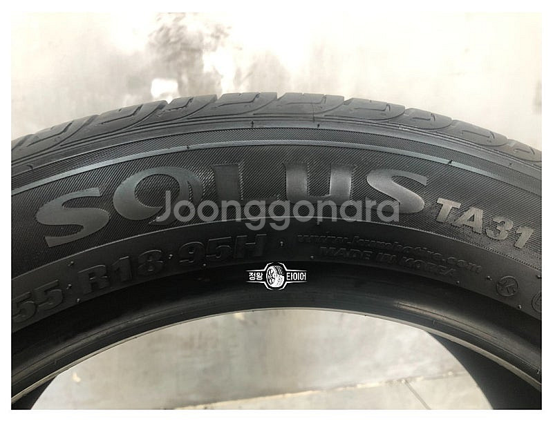 중고타이어 금호타이어 솔루스 TA31 215/55R18...--3