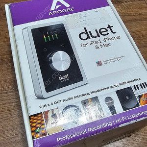 Apogee duet2 아포지 듀엣2 오디오인터페이스