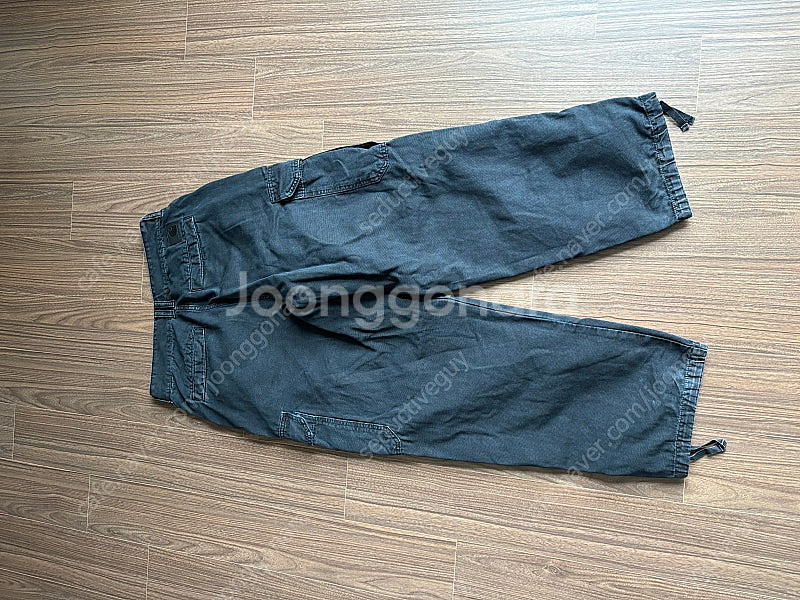 칼하트 스탠톤 카고 팬츠 허버드 블랙 스톤 다이드 S--1