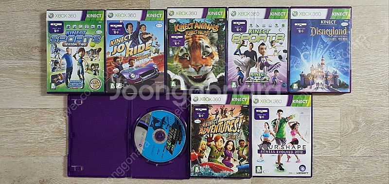 엑스박스360(XBOX360) 키넥트게임 저렴하게 판매...--0