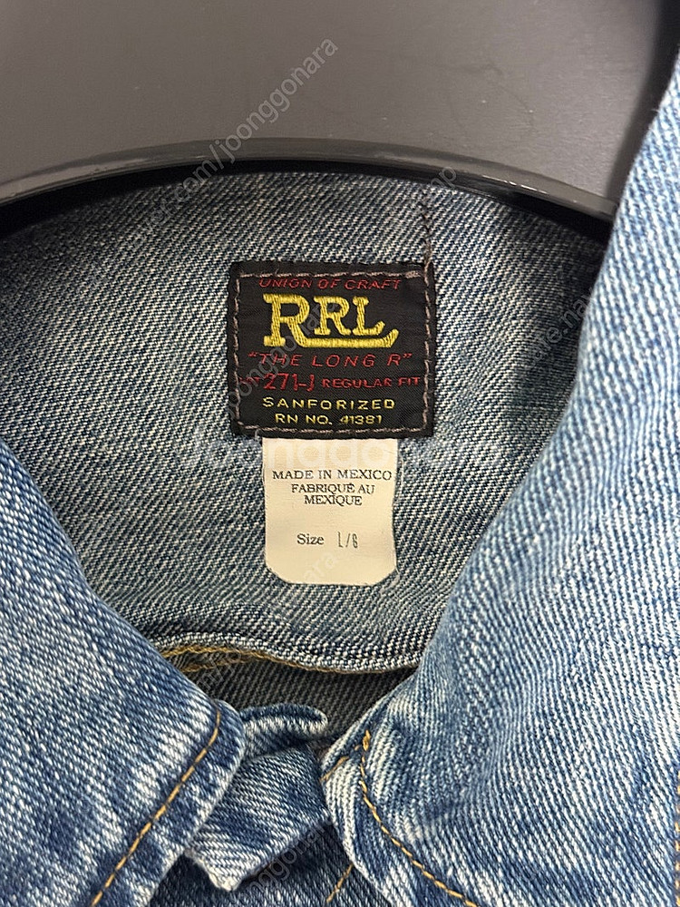 RRL 더블알엘 Lot271 리랜드 데님 자켓 L--3