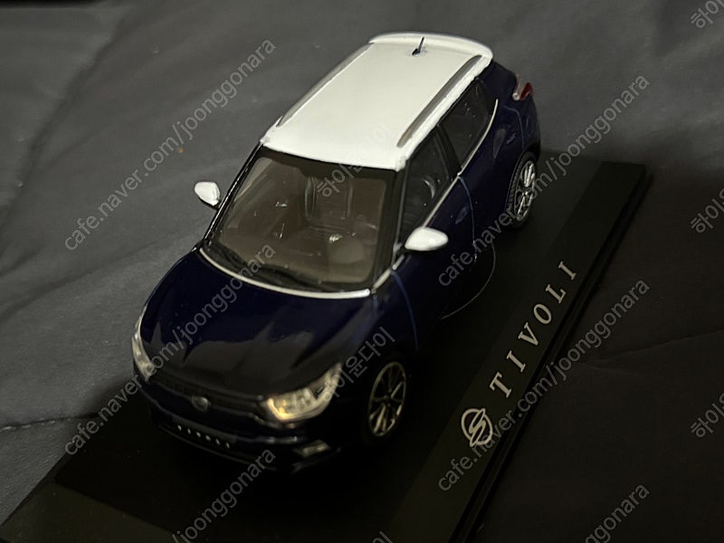 (택포) 네이비색 1:43 지그마리 티볼리 정밀모형 국산미니카 다이캐스트 팝니다. 이미지