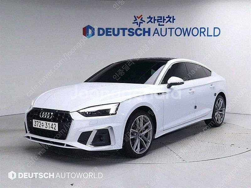아우디 A5 중고차 아우디 중고 흰색 2020년식 38...--3