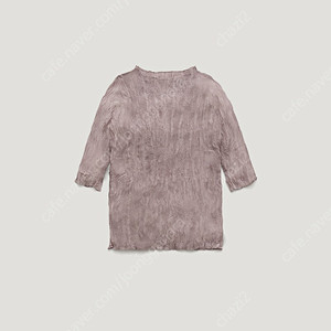 파르벵 파르뱅 플리츠 블라우스 피버 farven PLEATED BLOUSE_PURPLE BROW, CHARCOAL, APRICOT