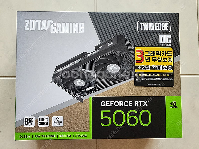 ZOTAC RTX 5060 그래픽카드 미개봉 / 조텍--0