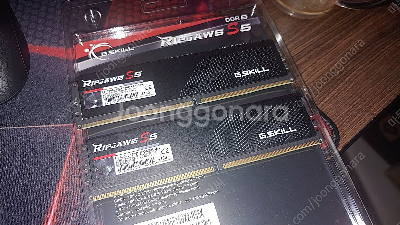 지스킬 립죠스 S5 메모리 DDR5 6000MHz 32...--0