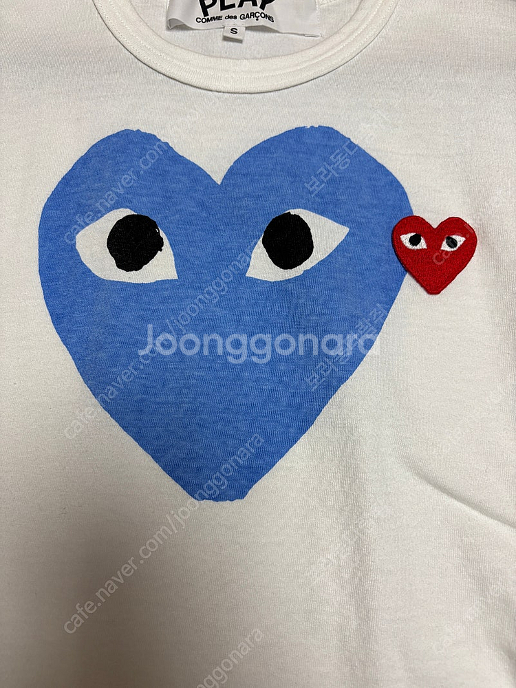 꼼데가르송 CDG 와펜 반팔티셔츠 (S)--1