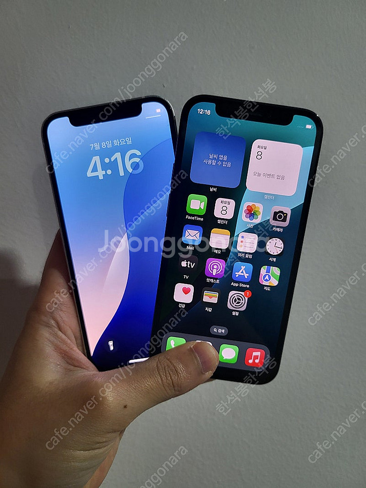 아이폰12미니 128G 화이트 , 블랙 판매합니당--1