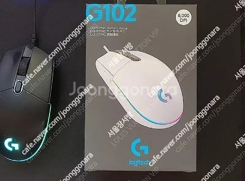 로지텍 G102 마우스 미개봉--0