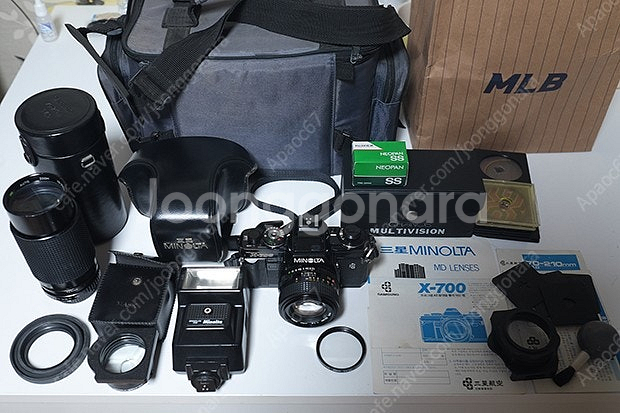미놀타 x700,x-700 (랜즈2개,각종필터와 가방,...--0